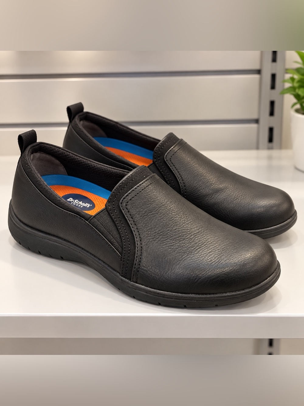 NIB Dr. Scholl’s Establish Black Slip-Resistant Work Shoes Women’s 8.5 Wide